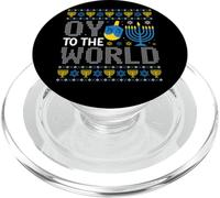 Oy al Mundo Judío Hanukkah Dreidel PopSockets PopGrip para MagSafe