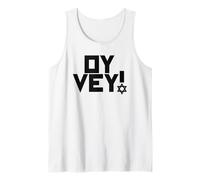 Oy Vey Funny Jewish Yiddish Hombres Mujeres Niños, Hanukkah Holiday Camiseta sin Mangas