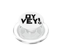 Oy Vey Funny Jewish Yiddish Hombres Mujeres Niños, Hanukkah Holiday PopSockets PopGrip para MagSafe