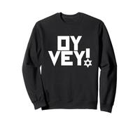 Oy Vey Funny Jewish Yiddish, Hombres, Mujeres, niños, Hanukkah Holiday Sudadera