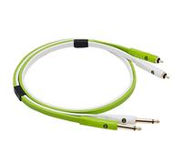 Oyaide NEORTS1M - Cable para instrumentos (RCA, 6.3 mm), color verde