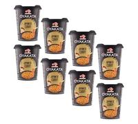 Oyakata® | Olla Instantánea con Salsa y Fideos | Fideos Instantáneos Sabor Curry - 8 x 90 Gr | Fideos al curry japonés