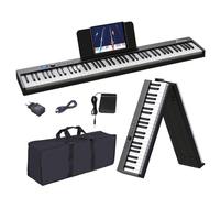 OYAYO Piano Digital de 88 Teclas, Piano Soporte MIDI, Teclas de Medio Ponderado, Teclado Piano con Bluetooth, Bolsa de Piano, Piano Electrónico para Niños, Adultos, Regalo de Cumpleaños