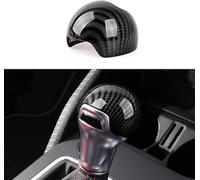 OYDDL Auto ABS pomo palanca de cambios cubierta de fibra de carbono ajuste compatible con Audi A3 S3 (2013-2020) Q2 SQ2 (2017-2023) Accesorios