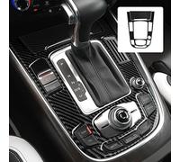 OYDDL Pomo de palanca de cambios de fibra de carbono para coche, cubierta compatible con Audi A4 A5 S5 Q5 accesorios interiores (estilo G)