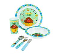 Oye Dugee Cena Set Niños Vajilla Reutilizable PP Cutlery Plate Bowl TAP