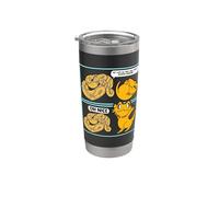 Oye, por qué te llaman dragón barbudo herpetólogo lagarto Vaso térmico de acero inoxidable de doble pared