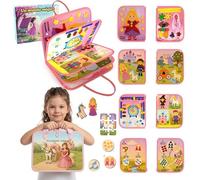 OYEMAT Busy Board Libro Montessori 2 años - Busy Book Mundo Mágico