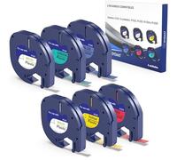 Oyemat Pack 6 Compatible con Dymo Recambio Colores