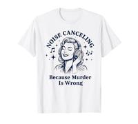 Oyente de música sarcástica Retro con cancelación de Ruido Camiseta