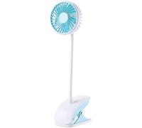 OYHN 1 UNID Clip Creativo Al Aire Libre Portátil Multifunción Variable USB Recargable de Escritorio Pequeño Ventilador,B