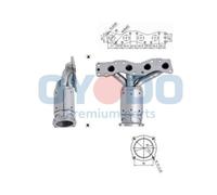 Oyodo 10N0039-OYO Catalizador Convertidor catalítico para SUZUKI SWIFT III Euro