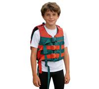 Oyolan Niña Chaleco Natación Niños Y Niñas Chaqueta Entrenamiento Chaqueta Tiempo Libre Verano Nadar Carrera Chaleco Natación Bebés Pequeños Naranja verde azulado 5-6 años