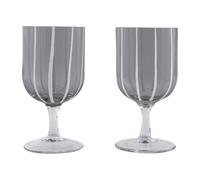 OYOY 2 Copas de vino Mizu Grey-white