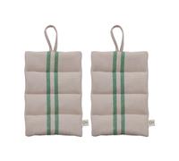 OYOY Agarraderas Linu 2-pack Green