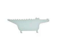 OYOY Alfombrilla para bañera Crocodile Gustav Pale mint