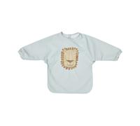 OYOY Babero con mangas Lobo Lion Ice blue