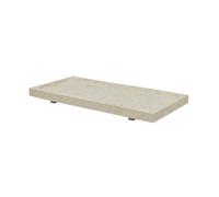 OYOY Bandeja de mármol Savi 14x30 cm Beige