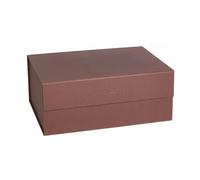 OYOY Caja Hako A4 Dark caramel