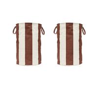 OYOY Cesta de almacenamiento Kara large Ø38x54 cm Nutmeg