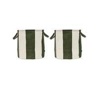 OYOY Cesta de almacenamiento Kara medium Ø32x32 cm 2-pack Dark Green