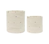 OYOY Cesta de almacenamiento Konfetti 2 piezas Multi