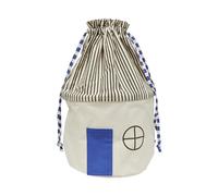 OYOY Cesta de almacenamiento Koya large Optic Blue