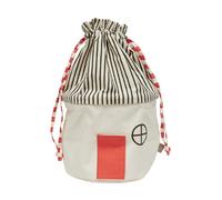 OYOY Cesta de almacenamiento Koya small Cherry Red