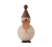 OYOY Figura de madera Santa Claus haya-roble-cuero