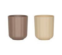 OYOY Juego de 2 tazas Pullo Taupe-vanilla