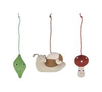 OYOY Juguetes de gimnasio para bebés Forest play Brown-green-red