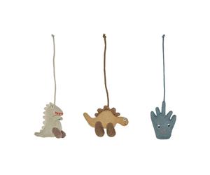 OYOY Juguetes para manta de actividades Dino Beige-saffron-aqua blue