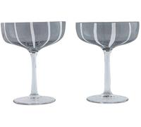 OYOY Living Design Cristal gris en vidrio Ø11,5xH14cm