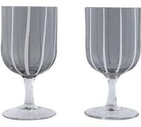 OYOY Living Design Cristal gris en vidrio Ø7,7xH15cm