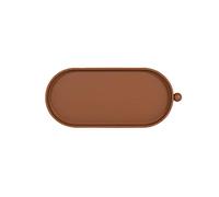 OYOY Living Design - Plato Tiny Inka Silicona Oyoy Mini Marrón 27,5 x 12 x 2 cm.