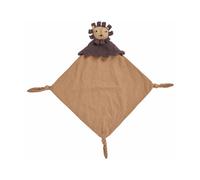 OYOY Manta con peluche Lobo Lion 40x40 cm Caramel