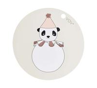 OYOY Mantel individual Panda Pompom Ø39 cm Offwhite