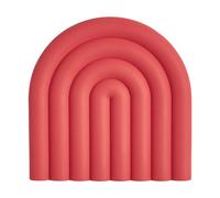 OYOY Mantel individual Rainbow 15x15 cm Cherry red
