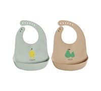 OYOY Set de 2 baberos Yummy Minty-camel