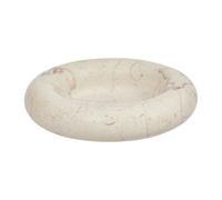 OYOY Soporte para velas Savi mármol Ø13.8 cm Offwhite