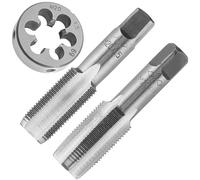 OYSKGNCMW Juego de machos y terrajas manuales M20X1.5, machos y terrajas de roscado métrico M20X1.5 mm y terrajas de roscado Redondo para Mano Derecha