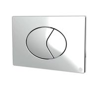 Oyster 322903 - Placa de empuje doble cromada para cisterna neumática Thomas Dudley