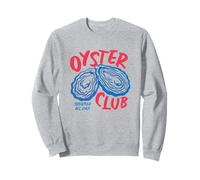Oyster Club, Divertido y pelado Durante Todo el día, Amante de los mariscos, Humor Beach Sudadera
