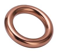 Oytrui Anillo de Rappel de Escalada, Junta Tórica de Aleación de Aluminio con Fuerza de Rotura de 20 KN para Escalada de árboles, en Roca, Deportes de Aventura, Accesorios de