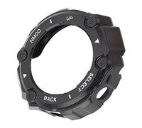 Oytrui Funda Protectora para T-REX PRO, Funda de Plástico para Reloj con Protección Completa, Recortes de Botones Precisos, para T-REX (letras blancas de concha negra)