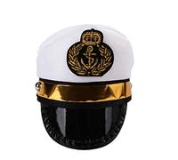 Oytrui Halloween Captain Sailors Hat, Capitán Blanco Dog Cat Puppy Sailor, para Sombrero de Cosplay para Halloween, Pet Funny Photo Props Accesorios para Fiestas de Disfraces (Color Variado)