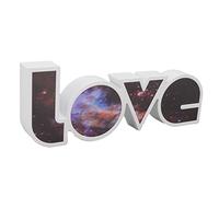 Oytrui Luz de Carta de Amor, Luz Nocturna LED Romántica con USB y Fuente de Alimentación de Batería para Decoraciones de Aniversario de Boda de Dormitorio (Cielo Estrellado)