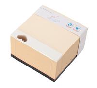 Oytrui Notas Adhesivas 3D, Romántica Caja de Anillo Estéreo con Material Ecológico, Escultura de Papel 3D Rasgable para Adorno de Escritorio de