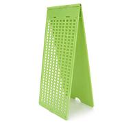 Oytrui Pizarra de Escritura Braille, Pizarra de Plástico Portátil de 9 Líneas y 30 Celdas y Lápiz óptico para Aprendizaje Braille, con Superficie Lisa y Diseño Liviano