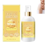 OYUCDAGQ Leche Corporal en Spray con Sabor a Vainilla, hidratante y nutritiva, espray Corporal con Sabor a Vainilla, espray Corporal refrescante